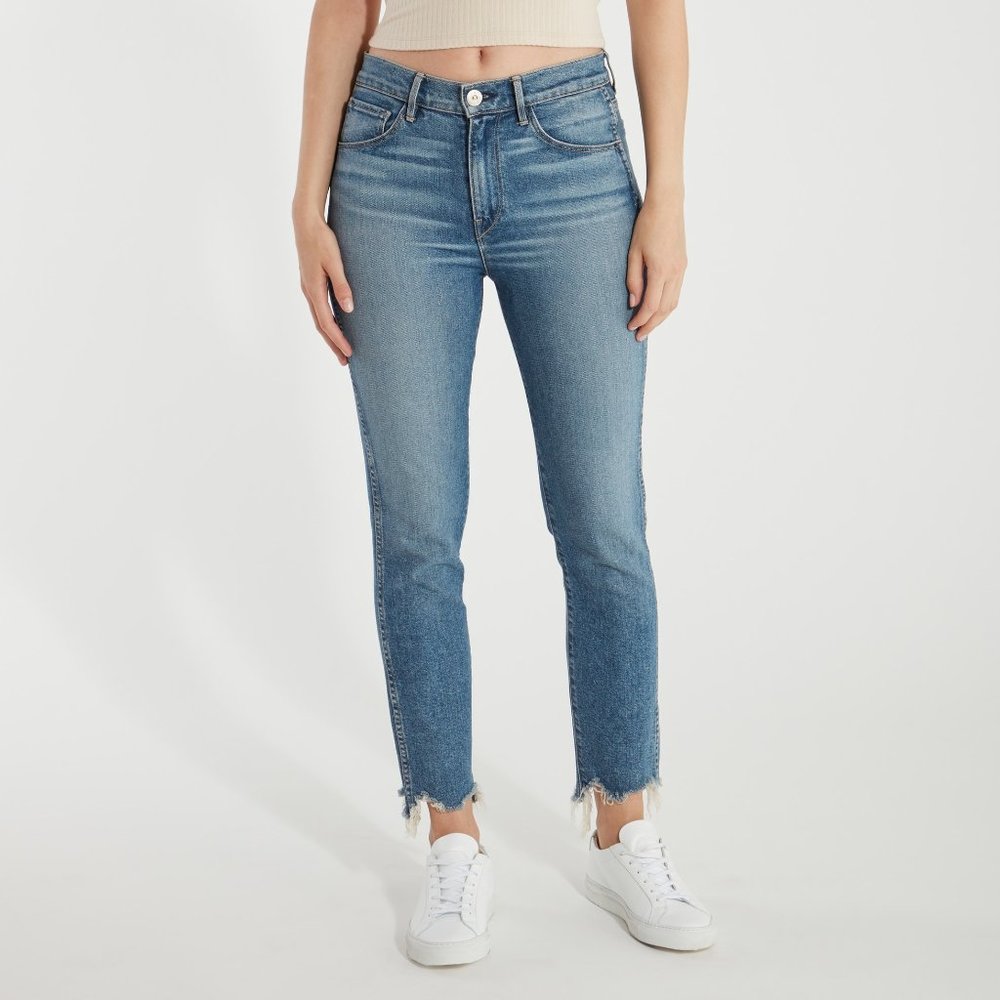 3x1 W3 Straight Authentic Crop Jeans